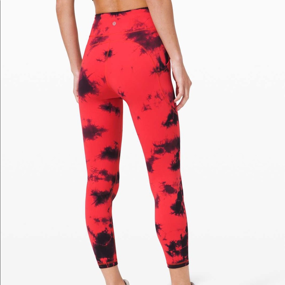 Lululemon Invigorate High-Rise Tight 25" Tye Die Size 4
